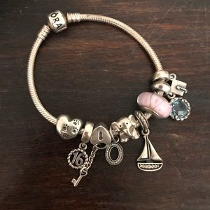 Pandora sterling silver bracelet
